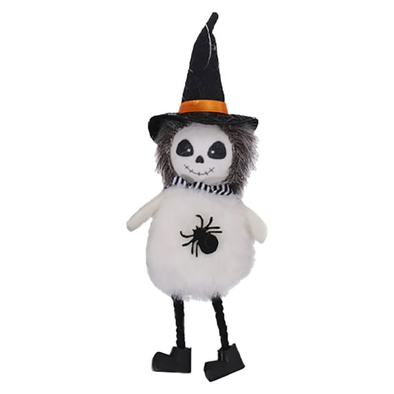 BNNG Black Cat Plush, 7.5 Inch Black Cat Stuffed Animals with Witch Hat, Cute Black Cat Plushie Doll, Soft Stuffed Cat Plush Hanging Ornaments for Birthday Christmas Tree Party Favor Decoration