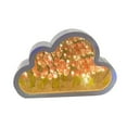 thumbnail image 1 of BNNG Children'S Night Light Wall Decor, Toddler Room Night Light Decoration, Cloud Shape Night Light Decor, Diy Pink Purple Blue Light Night Light Flower Wall Decoration Off Light Is Mirrores, 1 of 7