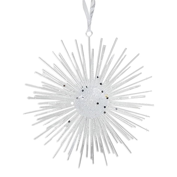 BNNG Christmas Acrylic Pendants Sparkling Champagne Star Ornaments for Car Rearview Mirror, Christmas Tree, Home Holiday Decoration, Elegant Gift Set for Windows and Doors