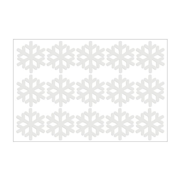 BNNG Christmas Big Snowflake Window Stickers Glow in The Dark Santa Hat Window Decal Winter Luminous Decoration for Holiday Home Decor Christmas Wall Art Decoration
