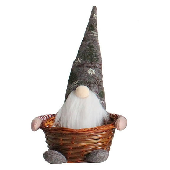 BNNG Christmas Candy Basket Set Festive Candy Basket Bulk Christmas Decorations Candy Basket Rudolph Fruit Basket Children Gift Box Decoration Halloween Candy Bucket With Pumpkin Design