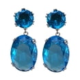 thumbnail image 1 of BNNG Christmas Crystal Earrings Fashion Exquisite Ice Flower Ladies Earrings Beautiful Creative Ear Jewelry Chritmas Glamour Earrings Christmas Sparkle Earrings, 1 of 2