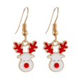 thumbnail image 1 of BNNG Christmas Dangle Earrings Christmas Tree Bell Earrings Christmas Creative Holiday Party Earrings Jewelry Hoop Earrings Women Snowman Earrings Holiday Party Earrings, 1 of 3