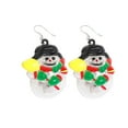 thumbnail image 1 of BNNG Christmas Party Earrings Christmas Tree Luminous Earrings Light Up Bulb Earrings LED Bulb Christmas EarringsFlashing Necklaces For Christmas Holiday Party Favors Chritmas Wreath Earrings, 1 of 9