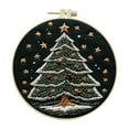 thumbnail image 1 of BNNG Christmas Tree Embroidery Kit Merry Christmas Stamped Cross Stitch Kit Snowflake Pine Tree Needlepoint Kit DIY Adult Beginner Stamped Cross Stitch Kit with Patterns and Instructions, 1 of 8
