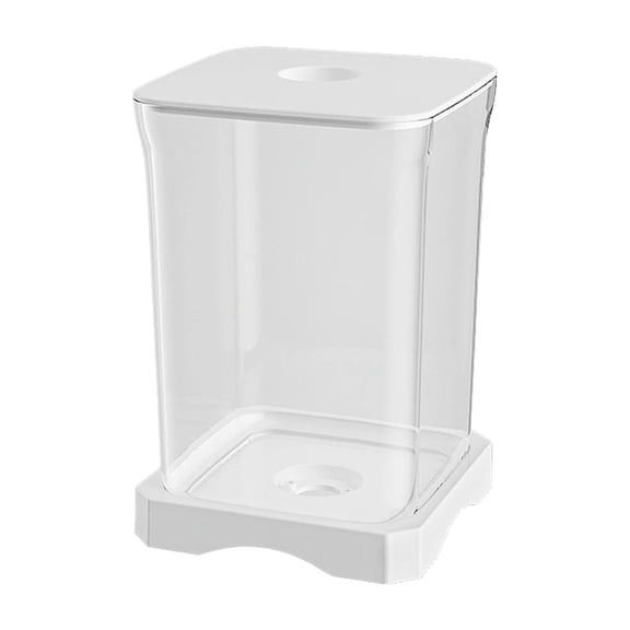 BNNG Classic Plastic Aquarium with White LED Lights Modern Compact Tank for Tabletop or Desktop Display, For Betta & Gold Fish, Aquarium