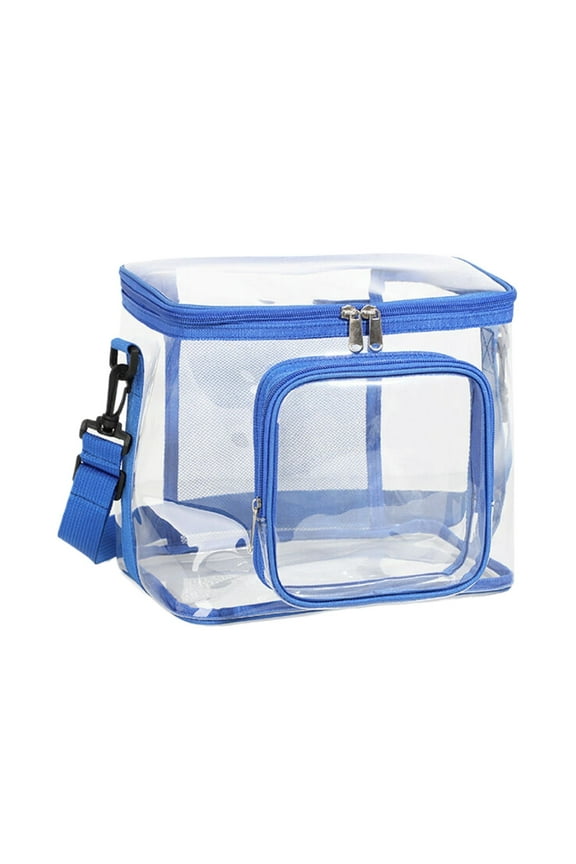 Clearance Clear Backpack Heavy Duty Transparent Bookbag See Through Multiple Pockets with Zippered Top and Handle for Concert Sport Event Work Travel Festival Clear Storage Tote