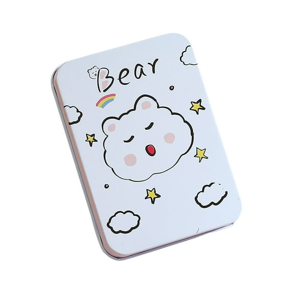 BNNG Clearance Craft Room Storage and Organization Cute Rectangular Tinplate Storage Box Creative Candy Jewelry Packaging Small Tin Box Mini Itmes Storage Boxes Cute Gifts for Women Kids Storage
