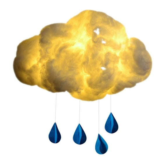 BNNG Cloud Shape Night Light Decor, Novelty Night Light Decor, Children'S Night Light Wall Decor, Children DIY LED Warm White Clouds Lamp Night Light Cloud Creative Handmade30ml