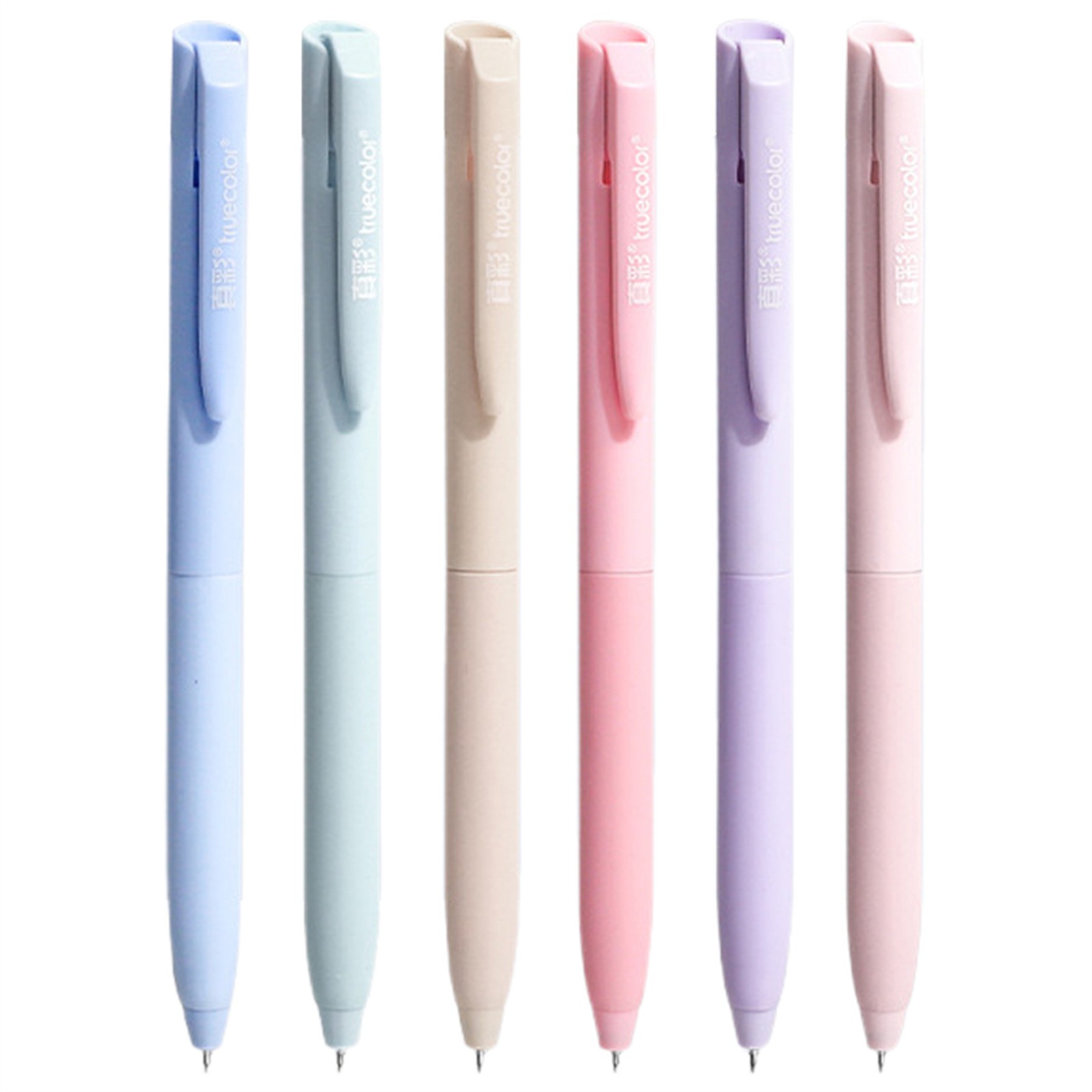 Dailyset 6 Penne Colorate 0,5 Mm – Punta Fine A Scrittura Fluida Per Diario E Disegno