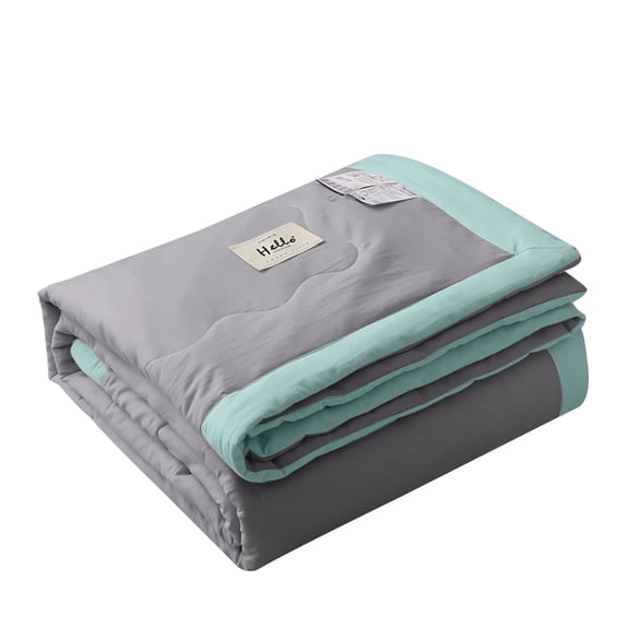 BNNG Cooler Quilt For All Season Lightweight Summer Cooler Quilt For Hot Sleepers And Night Sweats Cooler Comforter Double Cold Effect Blanket Cooler Fiber Soft Blanket 150x200 CM Soft Velour Blanket