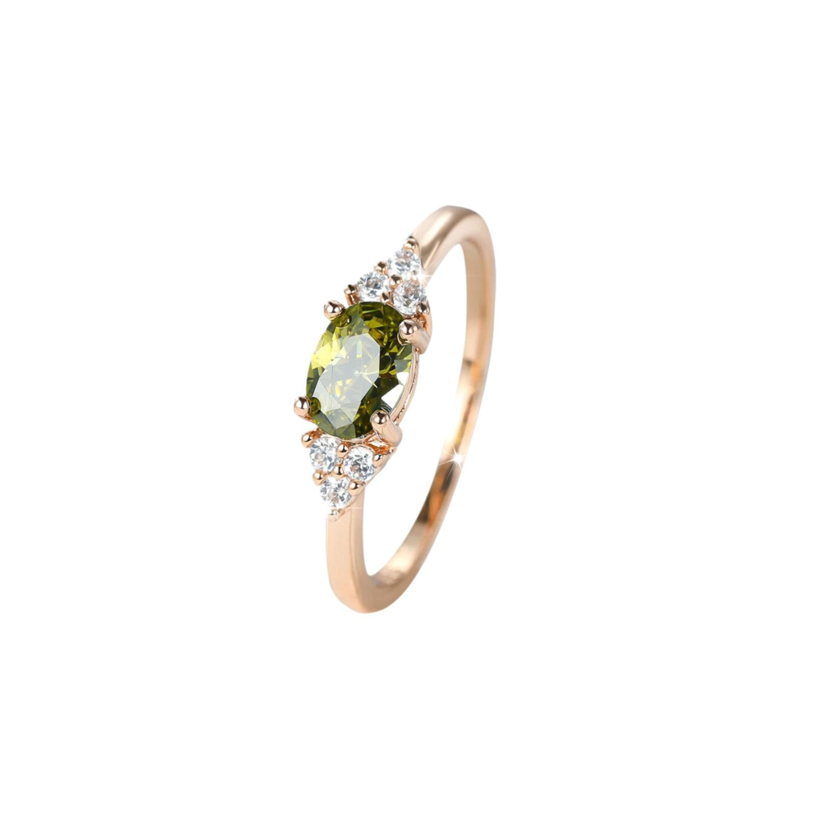 Prom Rings BNNG Cubic Zirconia Rings Prom for Women Engagement Eternity Rings ...