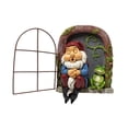 thumbnail image 1 of BNNG Cute Garden Gnome Sculpture Outdoor Decor Statue for Nature Lovers, Indoor Tree Ornament, and Unique Gift Idea, 1 of 6