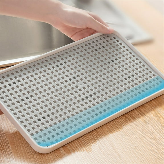 BNNG Detachable Sink Dish Drainer Rack Cutlery Drain Rack Dish Drain Rack Unique Water Storage Tray Drain Plate