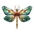 thumbnail image 1 of BNNG Dragonfly Christmas Ornament, Acrylic Dragon Fly Hanging Decorations For Window, Car Hanging, New Year, Valentines Gifts Ideas For Women, Men, Keepsake For Dragonfly Lovers, 3.5 inch, 1 of 8