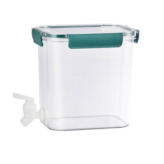 BNNG Drink Dispenser, Juice Machine, Beverage Dispenser With Lid And Faucet Food Grade Plastic Refrigerator Dispenser For Lemonade Cold Juice Injection Cooler Iced Tea