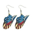 thumbnail image 1 of BNNG Earrings American Independence Day Fourth Of July Festival Jewelry Western Cowboy Boots Cowheads Earrings, 1 of 9