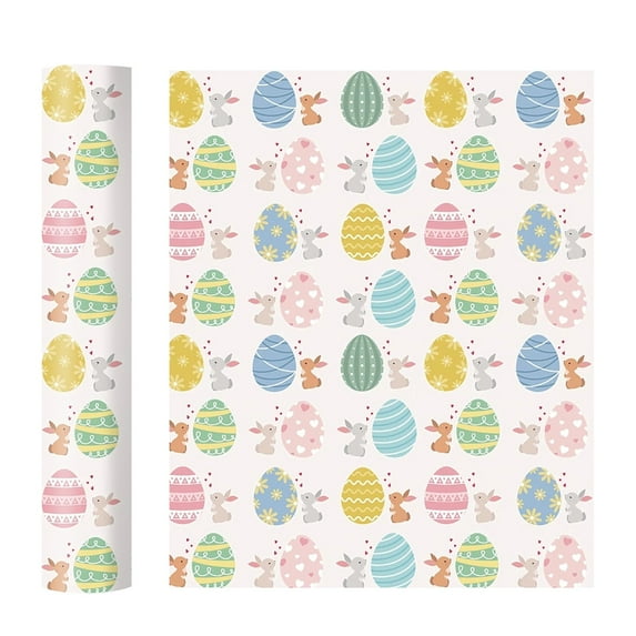 BNNG Easter HTV Heat Transfer Vinyl -12" x10" Pastel HTV Vinyl Pink Eggs HTV Iron On Vinyl for T-Shirts Bunny Eggs Patterned HTV Compatible with Cricut/Silhouette Cameo