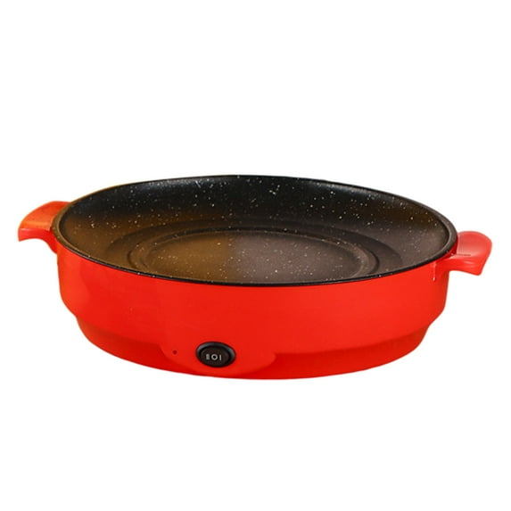 BNNG Electric Smokeless Indoor Grill w/Non-Stick Cooking Surface Customized BBQ, Multi-Function Grill Pan Electric Grill Pan Grill Electric Barbecue Grill