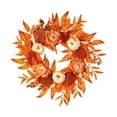 thumbnail image 1 of BNNG Fall Wreaths for Front Door, Autumn Wreath with Berry Pumpkin, Maple Leaves, Thanksgiving Harvest Halloween Festival Decorations Indoor and Outdoor, 1 of 9