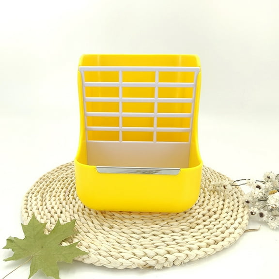 BNNG Food Hay Feeder for Guinea Pig 2 in 1 , Rabbit Feeder, Indoor OutDoor Hay Feeder for Guinea Pig, Rabbit, Feeder Bowls Use for Grass & Food