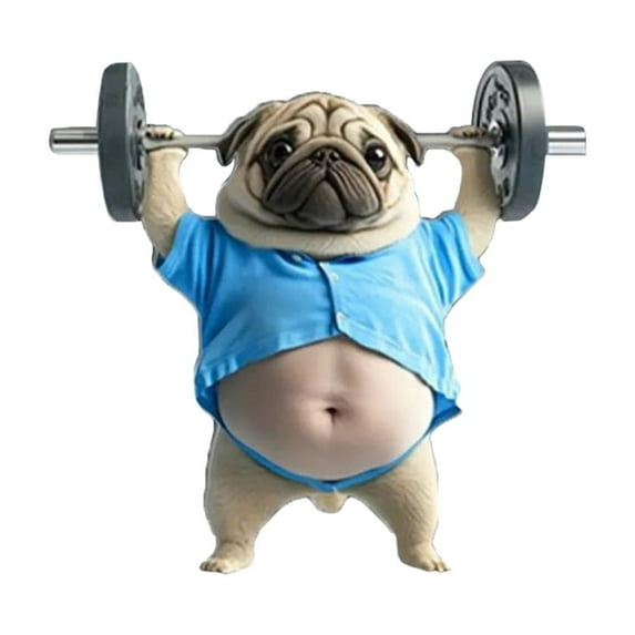 BNNG French Bulldog Car Ornament - Mirror Hanging Car Interior Accessory,Cute Swinging Dog Rear View Mirror Accessories for Men & Women