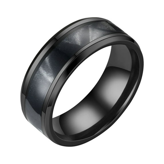 BNNG Frosted Silk Pattern Inlaid Rhinestone Ring Alloy Women Men Exquisite Ring Fashion Jewelry Gift Rings For Friends Girls Boys Engagement Ring Wedding Band, Anniversary Birthday Gift for Him Her