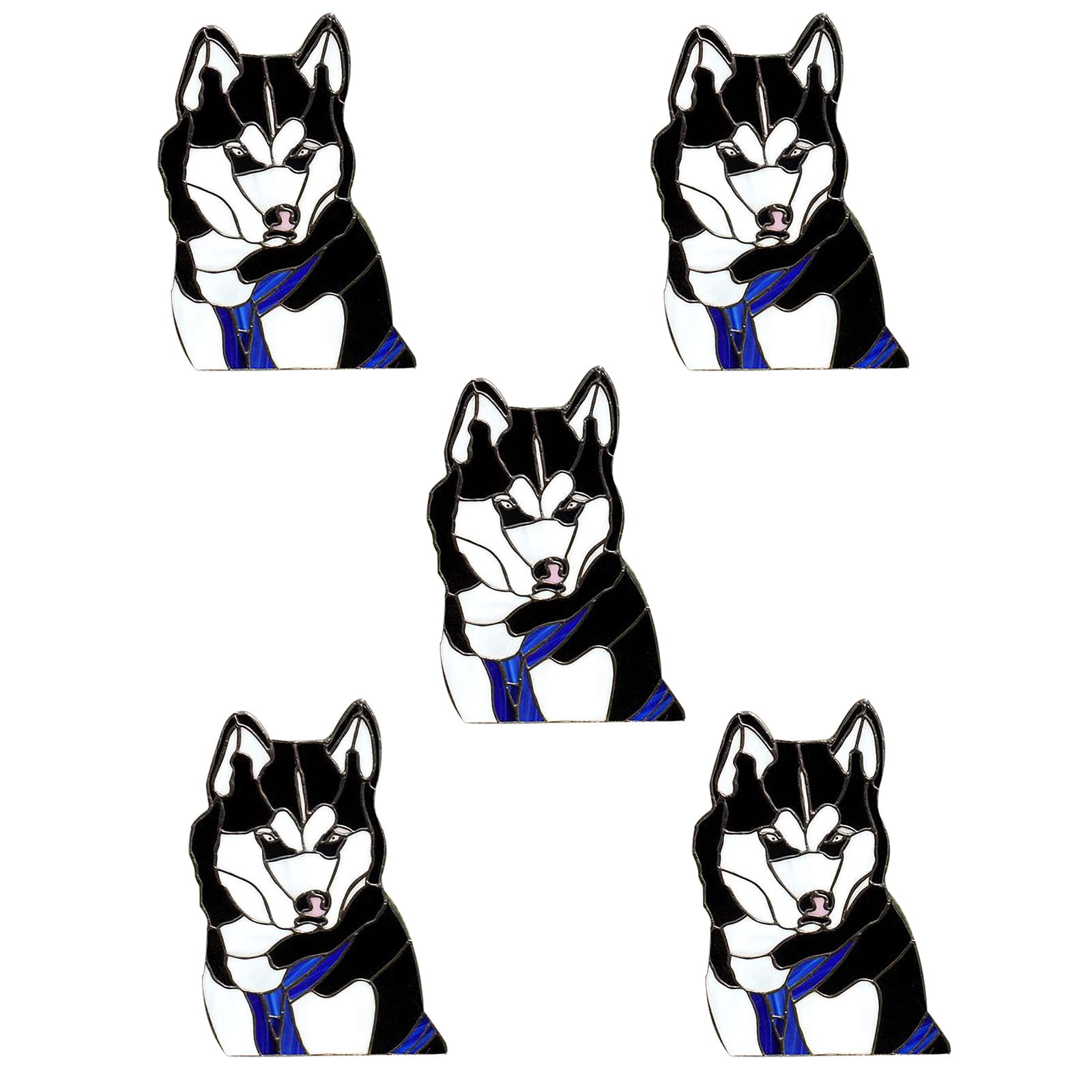 BNNG Funny Creative Dog Car Sticker, 3D Car Window Clings Realistic ...