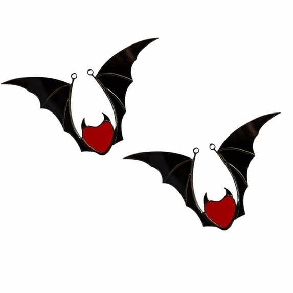 BNNG Halloween Acrylic Bat Decorate Colorful Pendants Halloween Decoration Bat Crafts for Kids Bat Bat Crafts Kits DIY Arts and Crafts for Kids Girls Boys Halloween Party Supplies Halloween Decoration