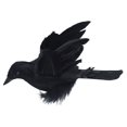 thumbnail image 1 of BNNG Halloween Black Feathered Crows, Realistic Feathered Black Birds Raven, Halloween Decoration for Indoor Outdoor Home Yard Garden Party Decor, 1 of 9