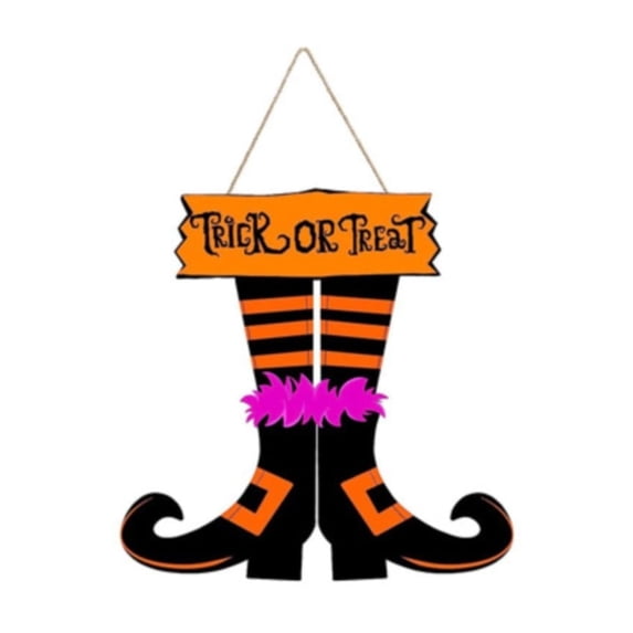 BNNG Halloween Boo Decorations Ghost Witch Hanging Sign Halloween Door Decorations Boo Door Sign Halloween Door Decor for Indoor Outdoor Halloween Party Ornaments Front Door Hanging Tags