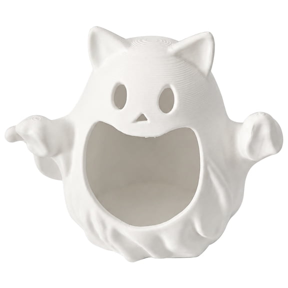 BNNG Halloween Decor Cute Ghost Candy Bowl Durable Resin Snack Holder | Generous Capacity for Candies & Snacks,Durable Easy-Clean Resin, Versatile for Tabletop Entryway Party