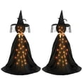 thumbnail image 1 of BNNG Halloween Decorations Outdoor, Spooky Lighted Witch Halloween Decor with Light Strings, Scary Standing Witch Decor for Halloween Festive Outside Yard Lawn Garden Front Porch (6FT tall), 1 of 9