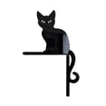 thumbnail image 1 of BNNG Halloween Door Corner Sign Decoration, Black Wooden Door Frame Decoration Halloween Theme Witch Head Pumpkin Cat Hat Suitable For Door Corner Window Corner, 1 of 5