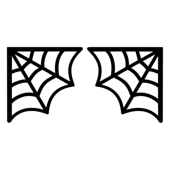 BNNG Halloween Door Corner Sign Decoration Spider Web Door Corner Decor Wood Halloween Door Corner Sign Black Spider Hanging on Spider Web door frame decor halloween corner decoration