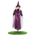 thumbnail image 1 of BNNG Halloween Hanging Witch Decorations Outdoor, Flying Ghost Decor 70 Inch Life Size Sound Activated Light Up Eyes Party Supplies for Garden Haunted House Front Porch Door Scary Modern, 1 of 8