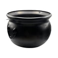thumbnail image 1 of BNNG Halloween Large Black Cauldron 6.7'', Halloween Witch Cauldron Pot, Halloween Candy Bowl & Trick‑or‑Treat Pail, Reusable Witch Kettle Buckets, St. Patrick’s Pot of Gold Party Decor, 1 of 6