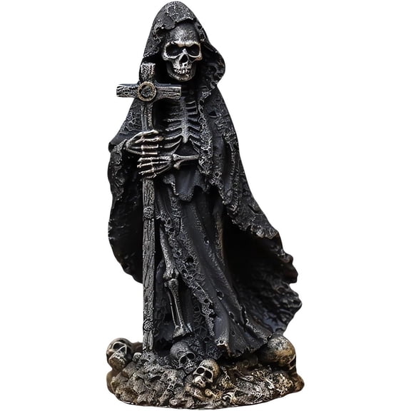 BNNG Halloween Tree Ornaments, Full Body Skeleton Skull Decor, Halloween Resin Crafts Decorations Home Tabletop Decorations Hellish Halloween Hell Ornament Haunted House Indoor Outdoor
