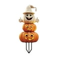 thumbnail image 1 of BNNG Halloween Yard Signs Large with Stakes for Halloween Decorations Outdoor, 3-Tiered Acrylic Cute Scary Halloween Pumpkin Ghost Yard Sign for Lawn Garden Party Trick or Treat Home Decor, 1 of 5