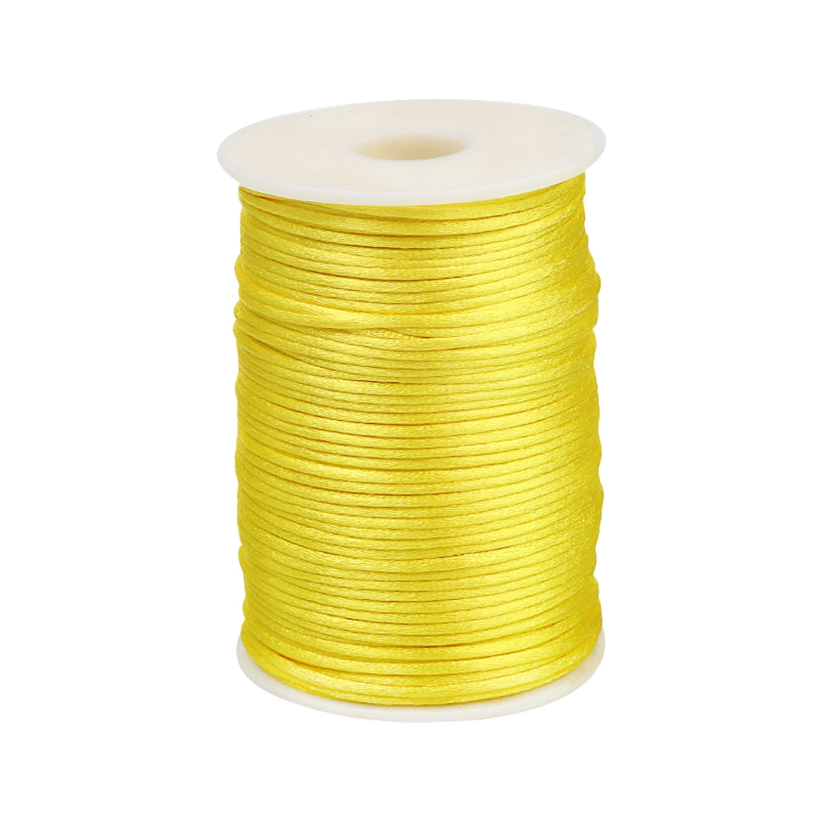 2.5mm Satin Cord 109 Yards - Rattail String For Jewelry Making & Chinese Knotting