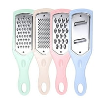 BNNG Handheld Vegetable Slicer 4 pcs Multipurpose Vegetable Slicer, Veggie Slicer Vegetable Grater Blades sets, Kitchen Tool Shredders Cutters Grater for Vegetable Fruits Stainless Steel Peeler