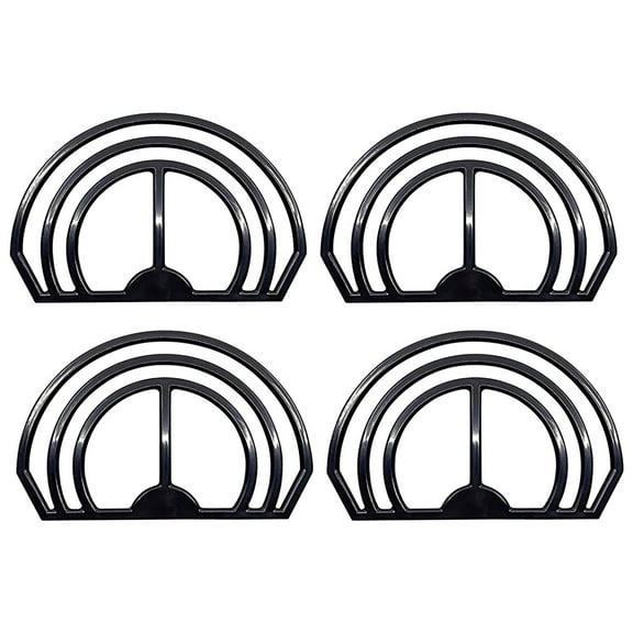 BNNG Hat Brim Bender, Hat Curving Band (4 Pack) Convenient Hat Bending Strap, Hat Curving Tool, With Dual Option Hat Bill Bender, Steaming Optional, Hat Bill Bender -Black