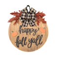 thumbnail image 1 of BNNG Hello Fall Wreath for Front Door Fall Tree Welcome Door Sign 12x12 Inch Autumn Maple Leaves Wood Door Hanger Farmhouse Thanksgiving Hanging Plaque for Home Porch Wall Indoor Outdoor Decor, 1 of 5