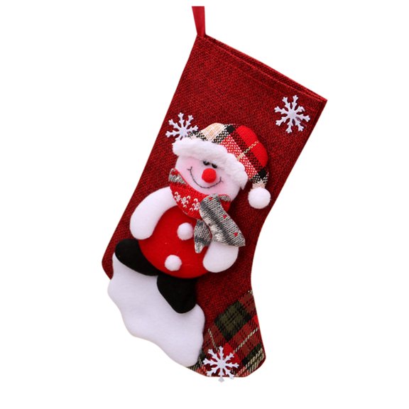BNNG Holiday Candy Sock Ornaments Candy Sock Mantle Decorations Christmas Socks Gift Bag Small Boutique Candy Decoration Gift Bag Christmas Stockings Halloween Candy Bucket Basket
