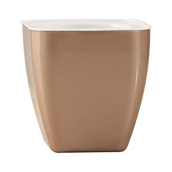 BNNG Imitation Metal Flower Pot Square Color New Lazy Flower Pot Home Decoration Plastic Pot Self Watering Plant Pots with Deep Reservoir Plastic Flower Pots for All House Plants, Flowers