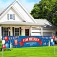 thumbnail image 1 of BNNG Large God Blesse America Banner Outdoor Independence Day Flag 120 X 20 Memorial National Day Yard Sign American Decorations 4th Of July Party Supplies Holiday Celebration Patriotic, 1 of 8