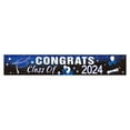 thumbnail image 1 of BNNG Large Graduation Decorations Class of 2024 Banner Blue Graduation Congratulations Yard Sign Congrats Grad Hanging Banner for Indoor Outdoor 2024 Graduation Party Supplies, 1 of 5