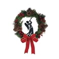 thumbnail image 1 of BNNG Lighted Nativity Scene Christmas Wreath, Sparkles Joseph Mary Jesus Wreath For Front Door Outdoor Indoor Wall Window Door Hanger Day Of The Dead Floral Wreath, 1 of 9