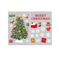 thumbnail image 1 of BNNG Christmas Window Clings Christmas Window Decorations Xmas Window Flakes Christmas Decals for Home Deer Santa Claus and Snowflakes Christmas Window Stickers Ornament, 1 of 3