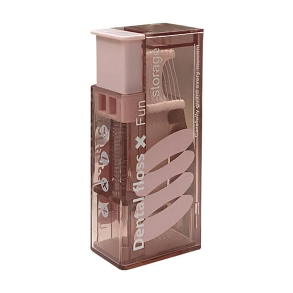 BNNG Mini Dental Floss Picks Portable Case,Storage Disposable Toothpicks Sticks in Box,Travel Refillable,Floss Container for Traveling and Outgoing